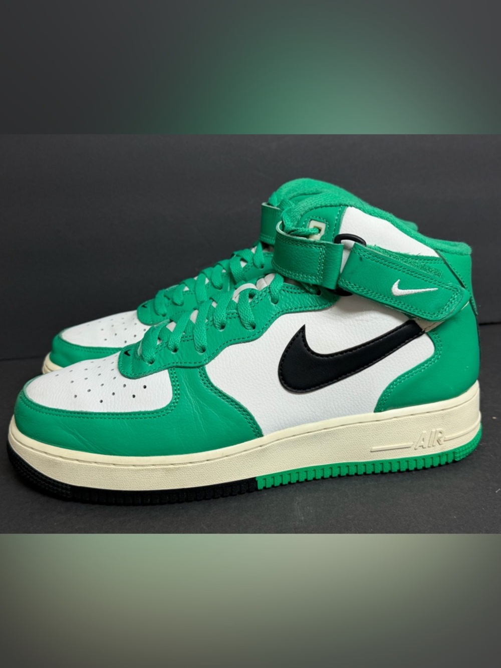 Nike Air Force 1 Mid '07 Split Remix Green White DZ2554-100 Mens 10.5 WORN ONCE